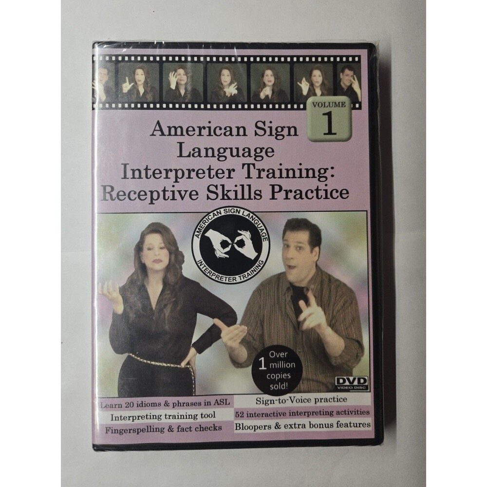 American Sign Language Interpreter Training: Receptive Skills Practice, Vol. 1